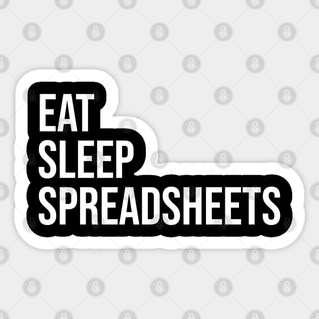 Accountant Spreadsheets Sticker by Printnation